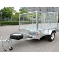 Aluminium boksen Trailer 6 x 4 Sydney med bur 