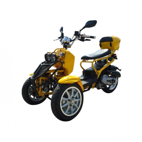 Tre hjul 50cc gass Trike motorsykkel