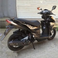 Gaten juridiske gass Scooter Moped 125cc svart 